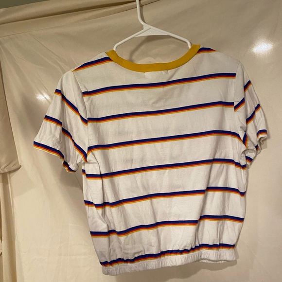 Vans striped cropped tee - Picture 2 of 3
